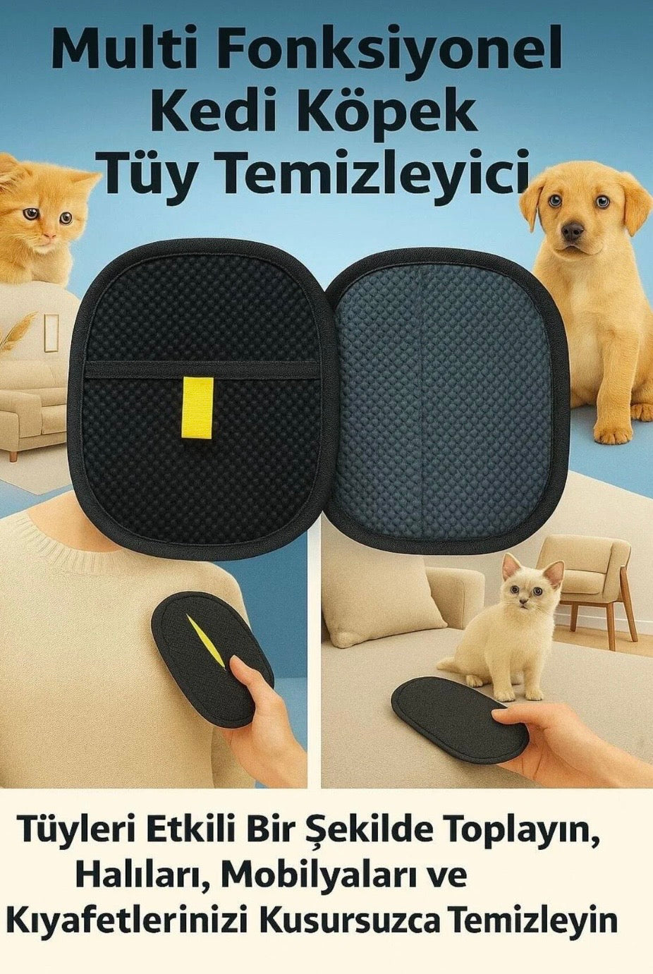 CLEANIX™ Tüy Temizleyici | Koltuk ve Halılar İçin Süper Güç